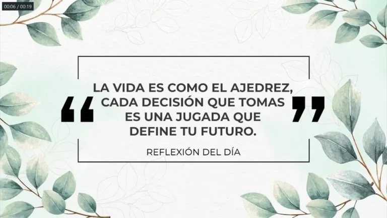 La Vida Es Como El Ajedrez: Una Jugada Que Define Tu Futuro