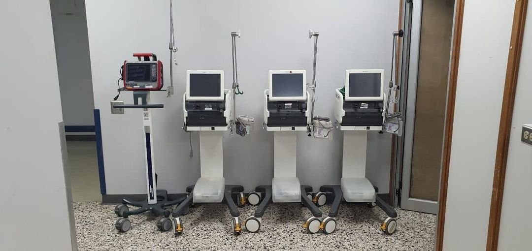 Hospital de Niños recibe cuatro ventiladores mecánicos para atender aumento de casos respiratorios