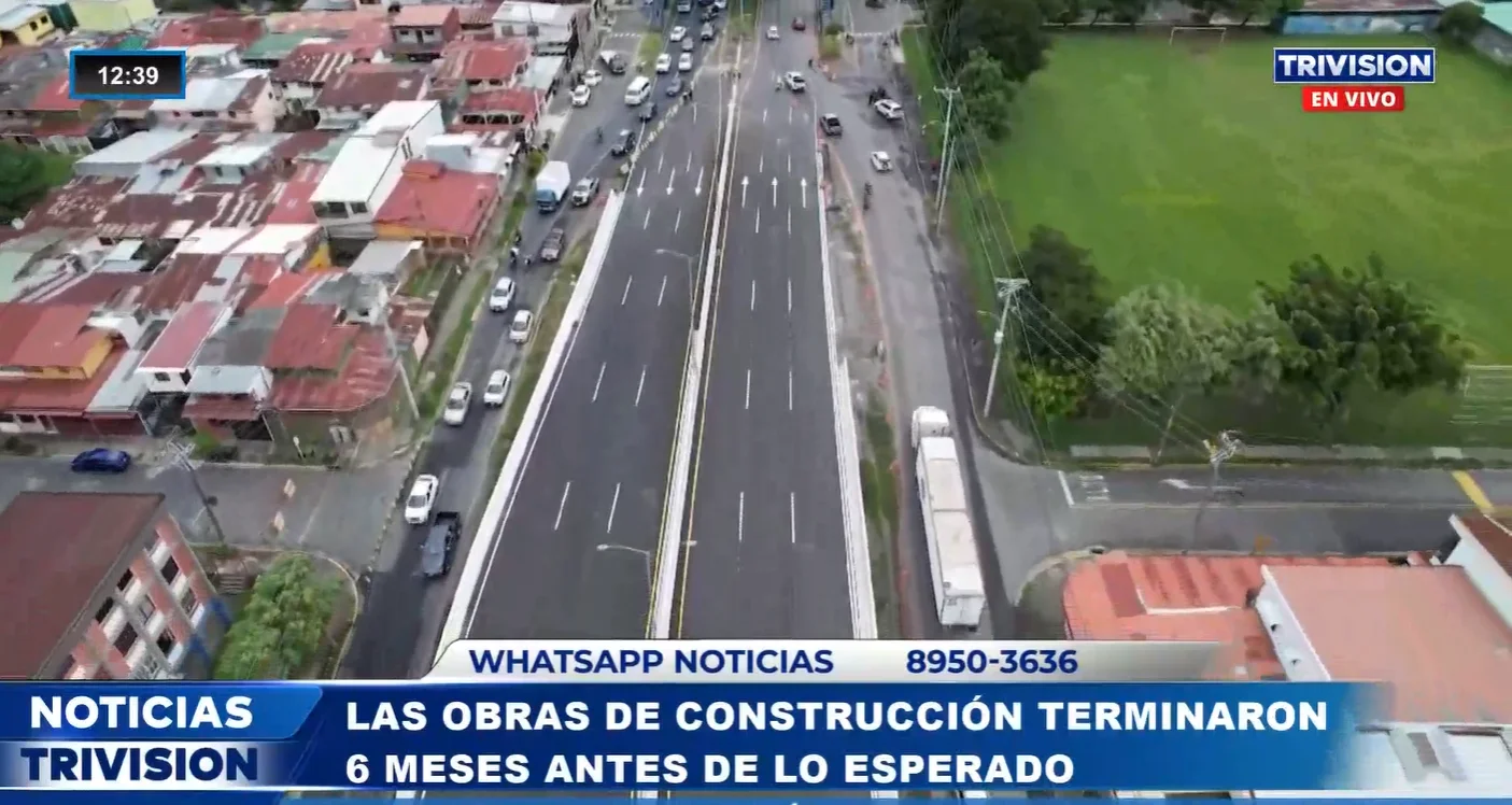 Paso elevado en Hatillo 4 habilitado para agilizar tráfico vehicular
