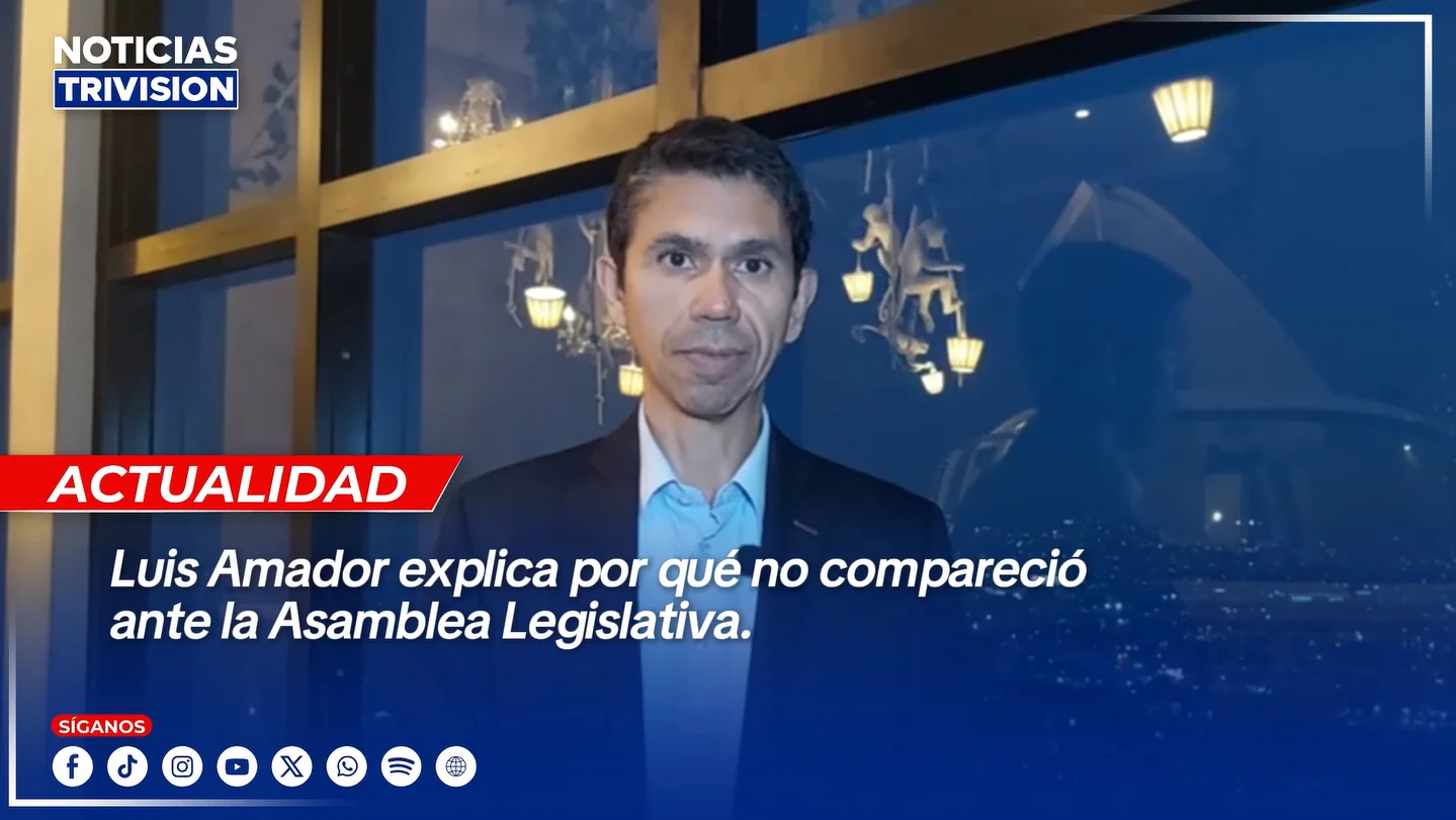 Luis Amador aclara razones por su inasistencia a la Asamblea Legislativa
