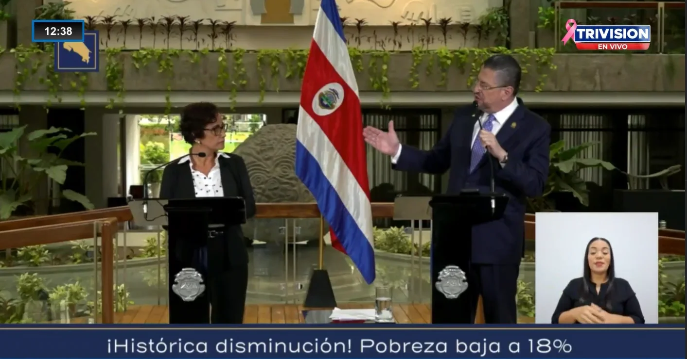Conflicto entre diputados del PUSC y presidente Rodrigo Chaves por insultos