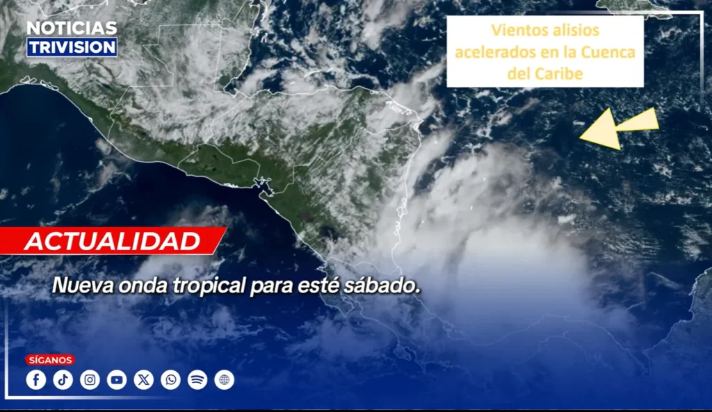 Onda Tropical #42 lluvias en Costa Rica