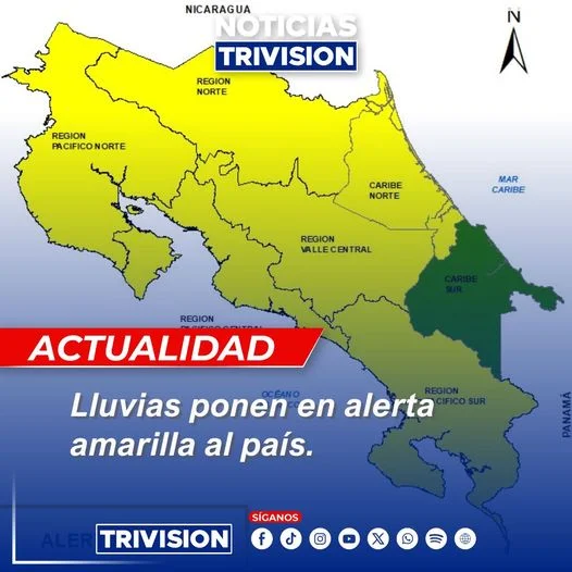 probabilidad huracán Costa Rica