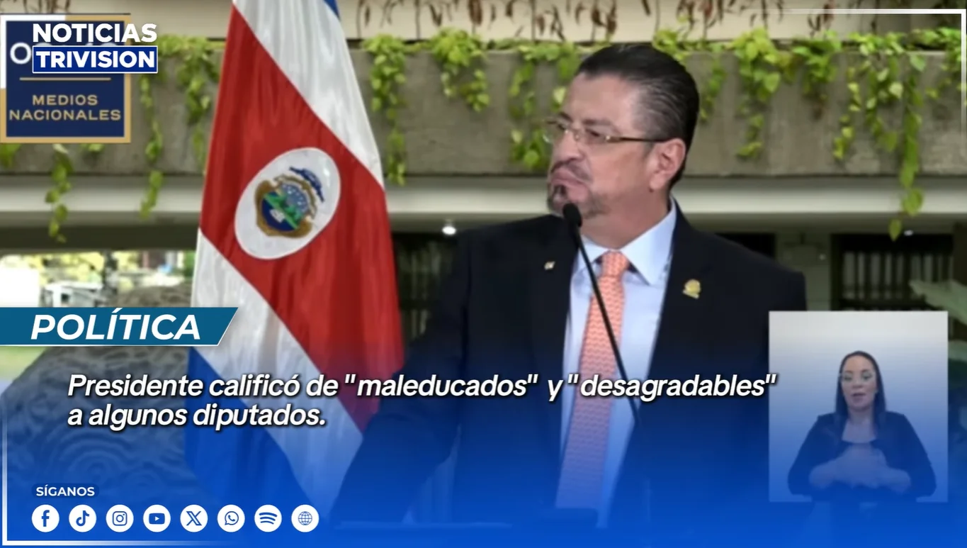 El Presidente calificó a varios diputados de “mal educados” y “desagradables”