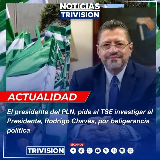 Rodrigo Chaves acusado de beligerancia política por el PLN