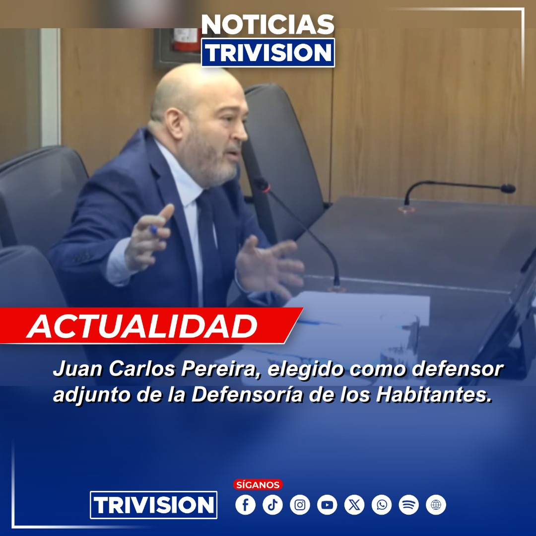 Elección de Juan Pereira como defensor adjunto
