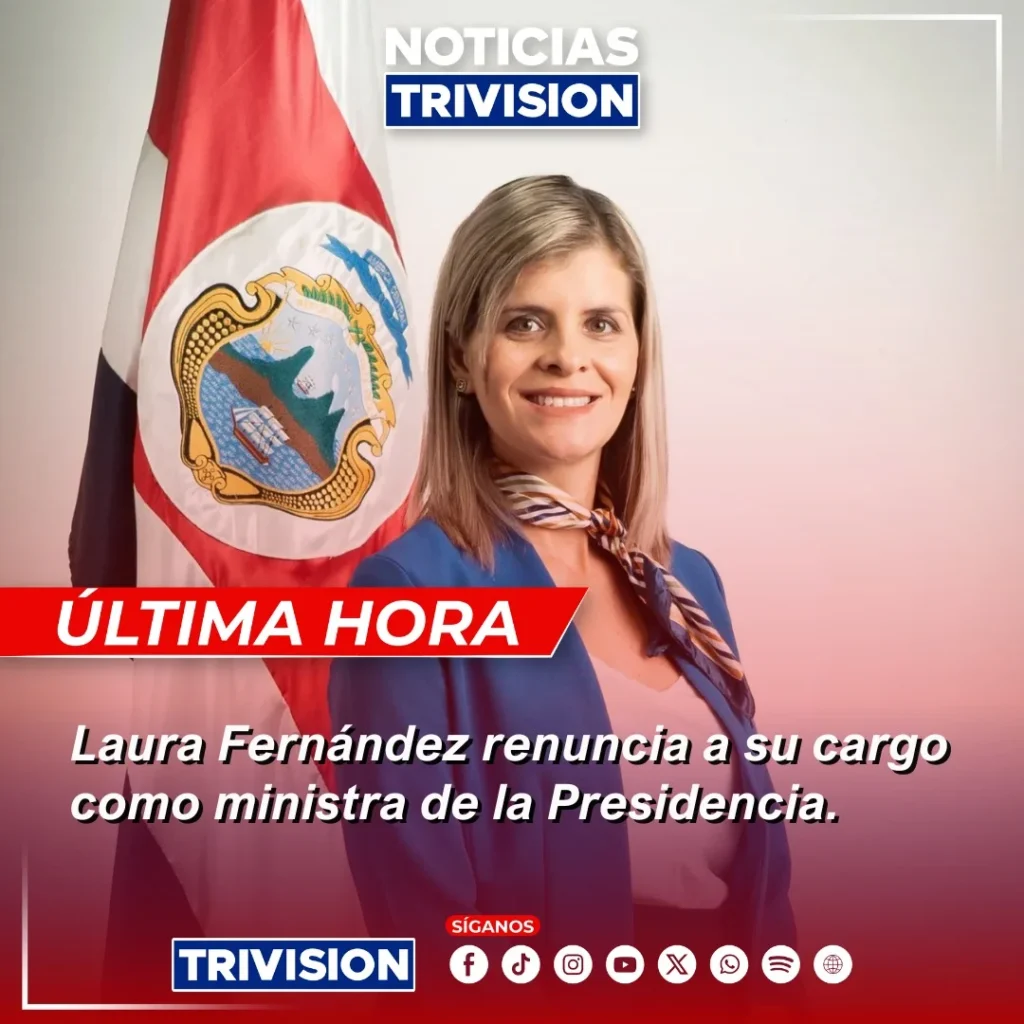 Laura Fernández renuncia Ministerio Presidencia