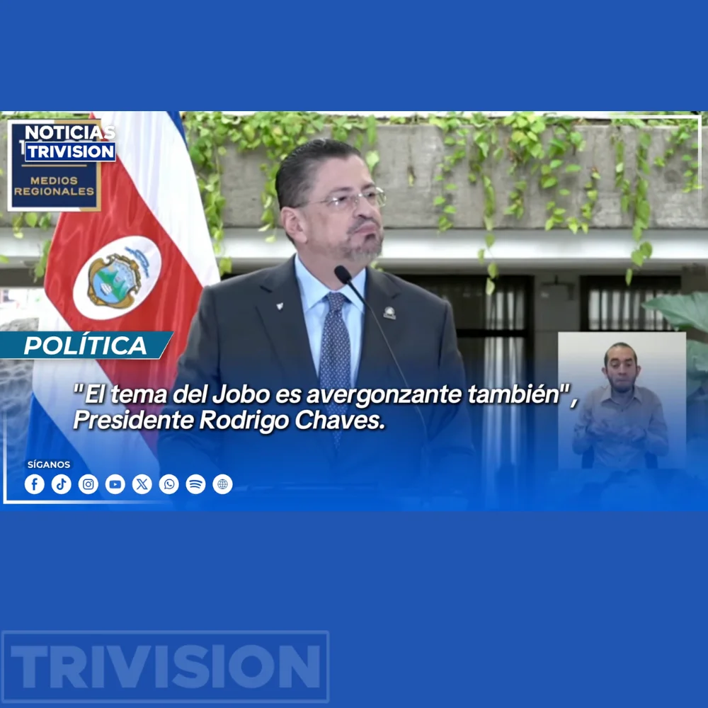 Rodrigo Chaves sobre el caso del Jobo
