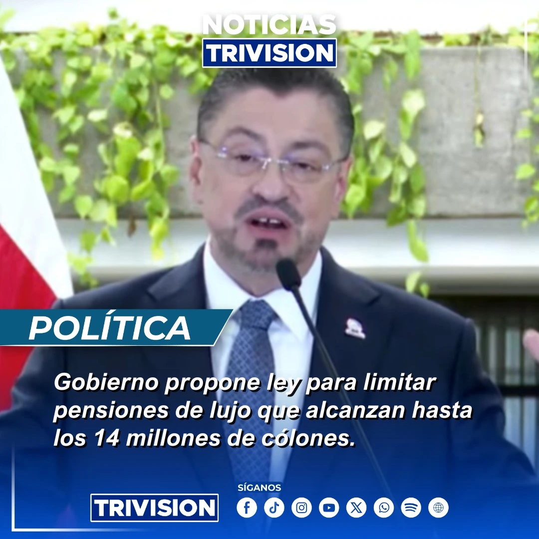 Gobierno propone ley para limitar pensiones de lujo en Costa Rica