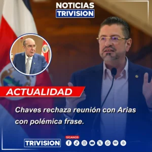 Chaves rechaza reunión sobre seguridad