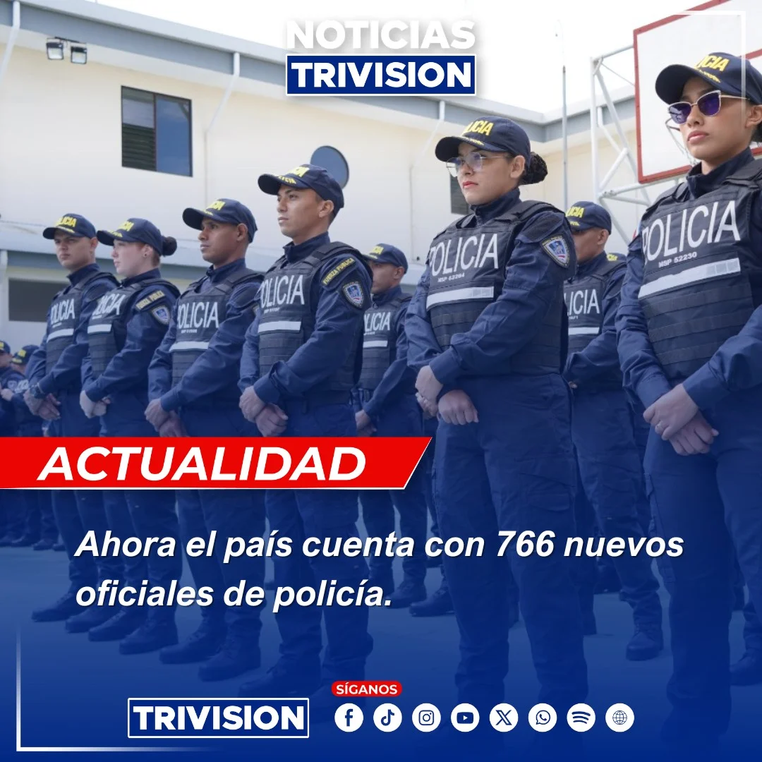 Costa Rica suma 766 nuevos oficiales a la Fuerza Pública