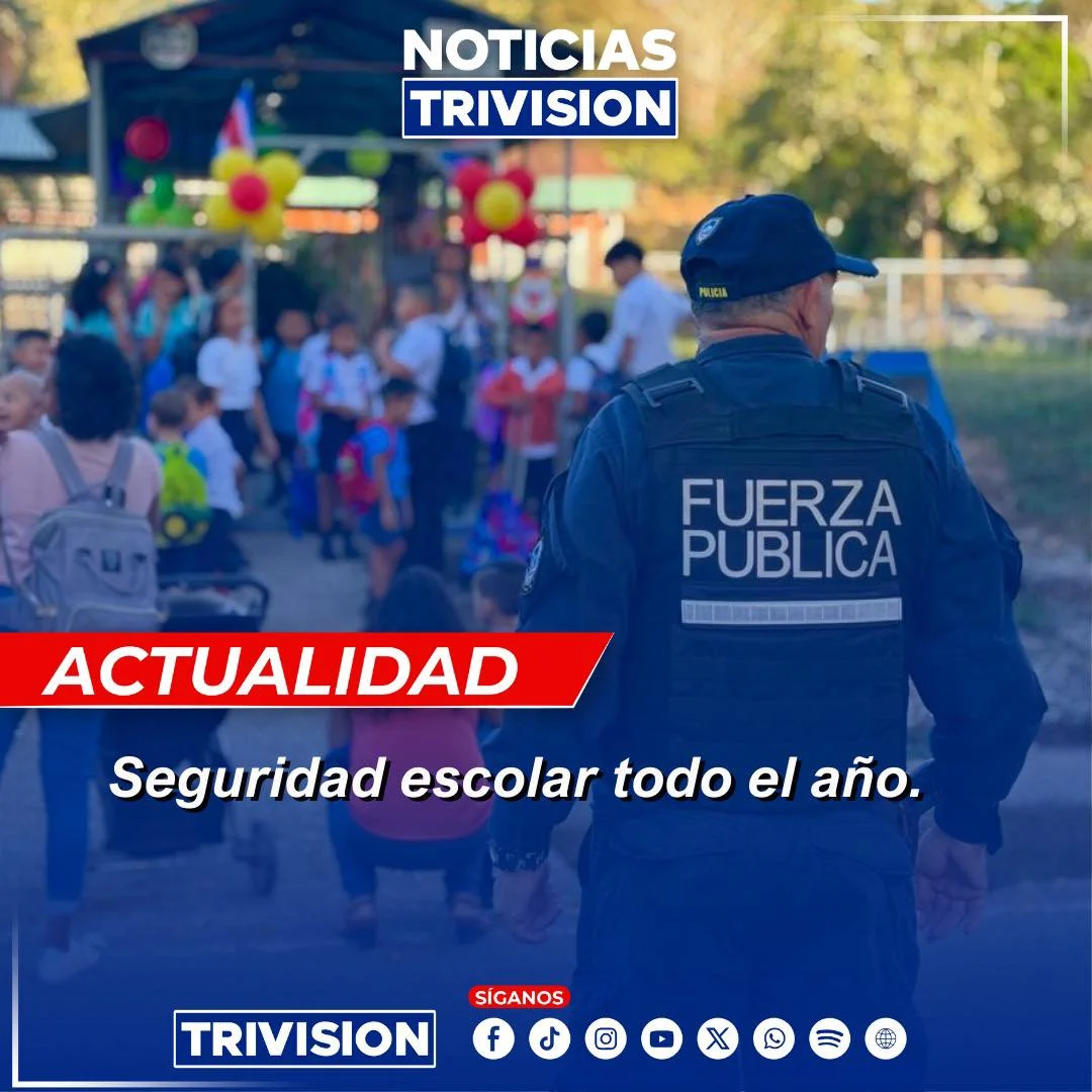 Operativo de seguridad en 8.500 centros educativos del país