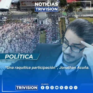 Diputado Acuña critica baja asistencia en marcha