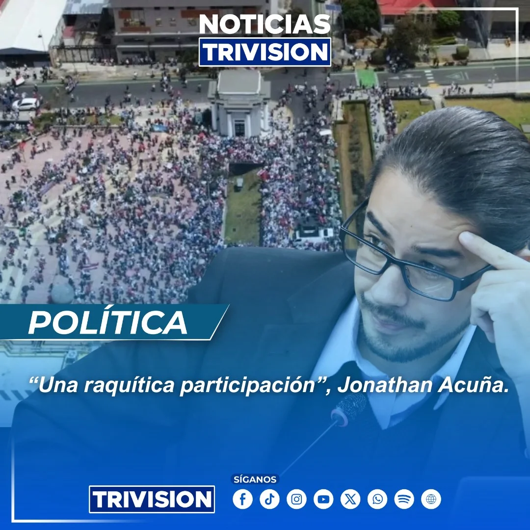 Diputado Acuña critica baja asistencia en marcha contra fiscal