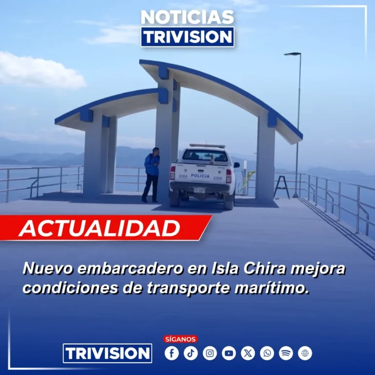 Nuevo embarcadero en Isla Chira