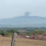 Caída de cenizas desde Ciudad Colon