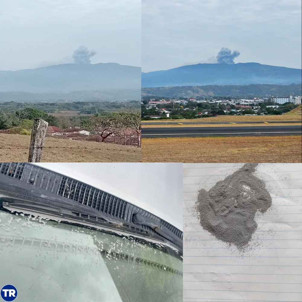 Erupción del Volcán Poás