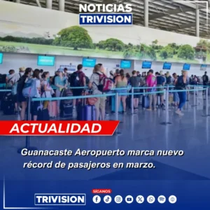 Guanacaste Aeropuerto récord de pasajeros
