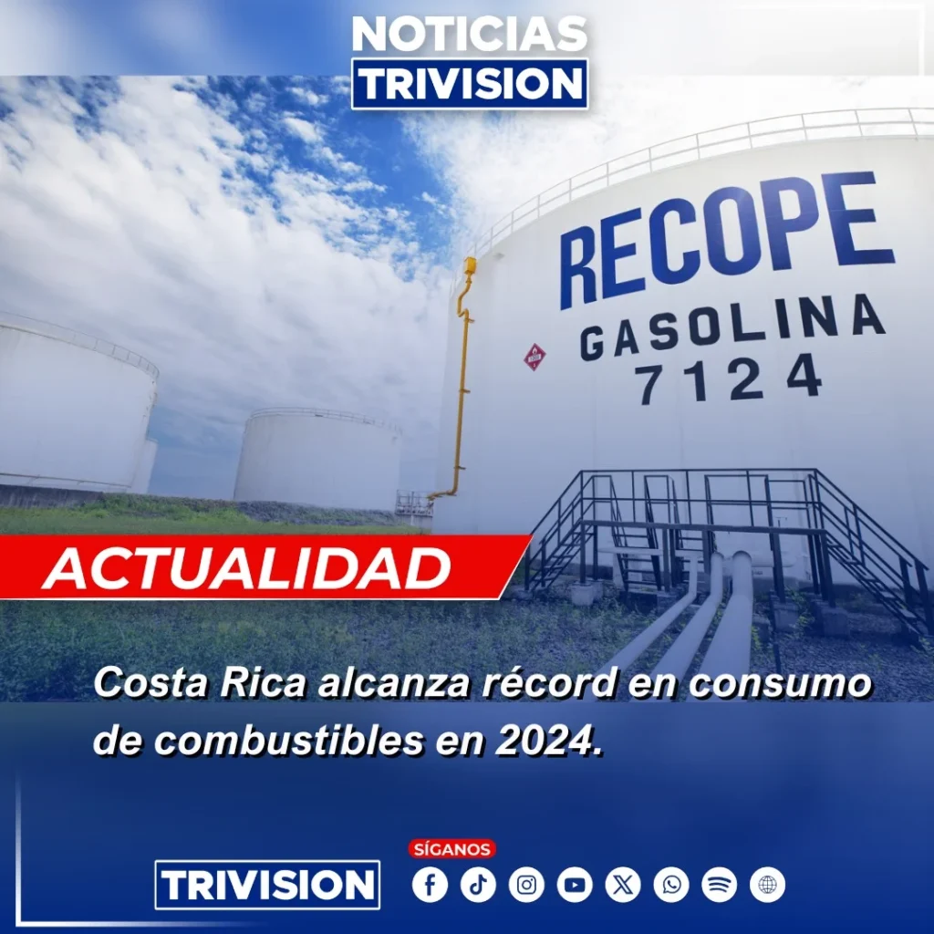 consumo de combustibles en Costa Rica