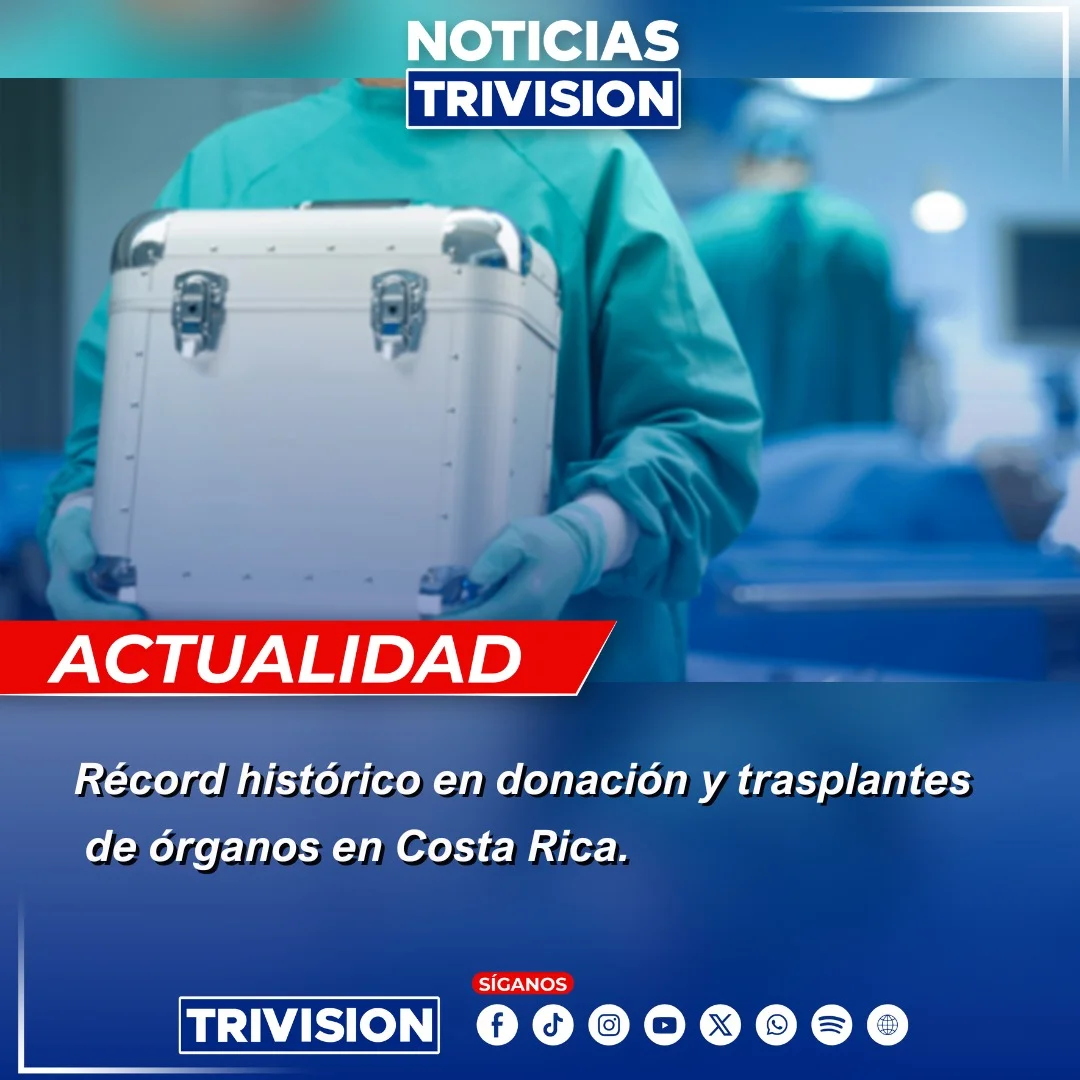 Costa Rica rompe récord con 25 trasplantes de órganos en marzo