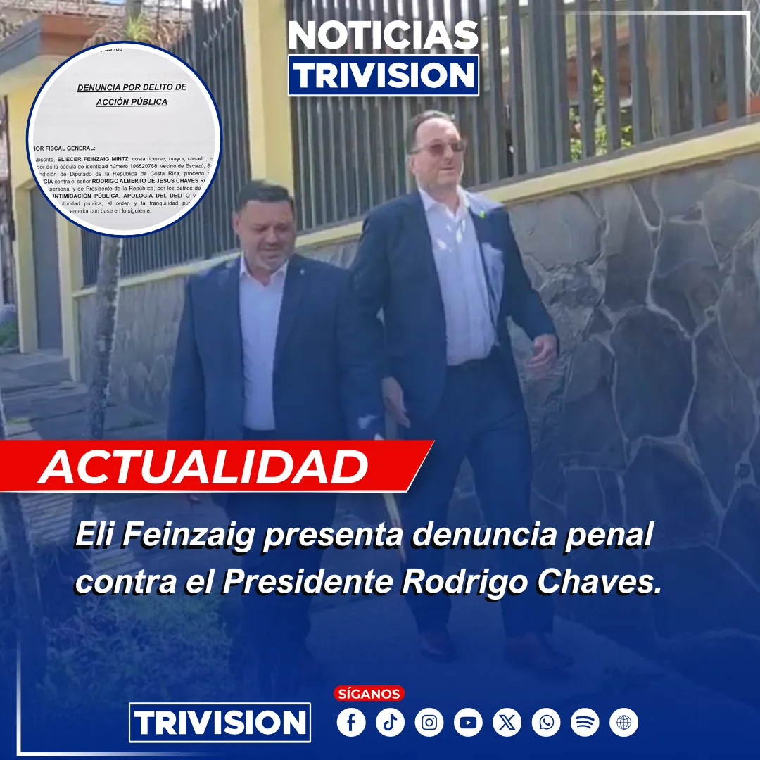 Feinzaig denuncia penalmente a Presidente Chaves por amenazas