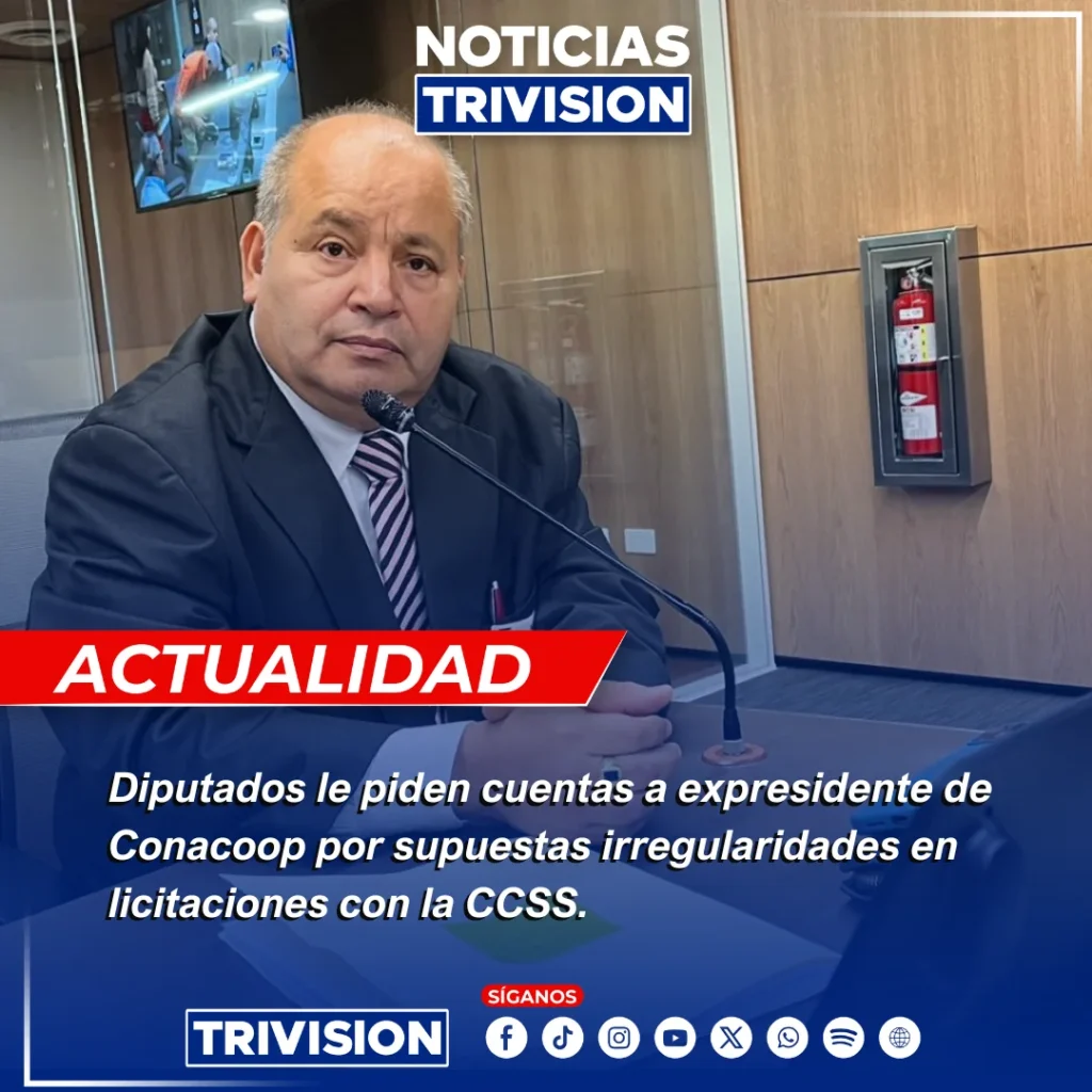 Freddy González Conacoop licitaciones CCSS