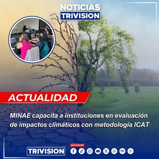 MINAE evaluación impacto climático