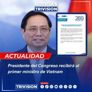 Presidente del Congreso recibe al primer ministro de Vietnam