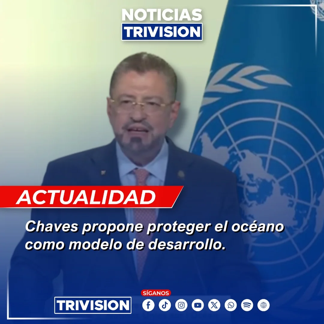 Presidente Rodrigo Chaves afirma que cuidar el océano es una urgencia histórica