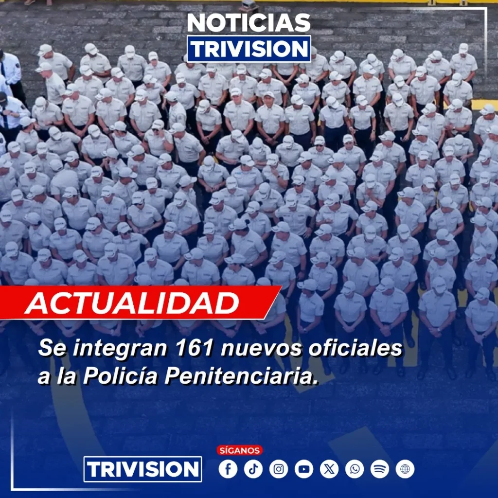 juramentación de nuevos oficiales Policía Penitenciaria