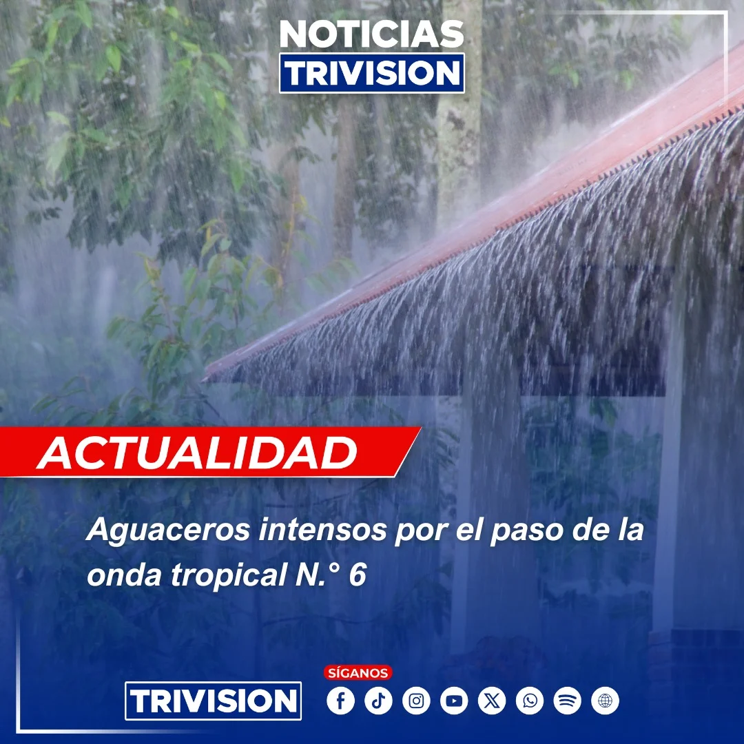 Onda tropical N.° 6 eleva riesgo de lluvias y deslaves