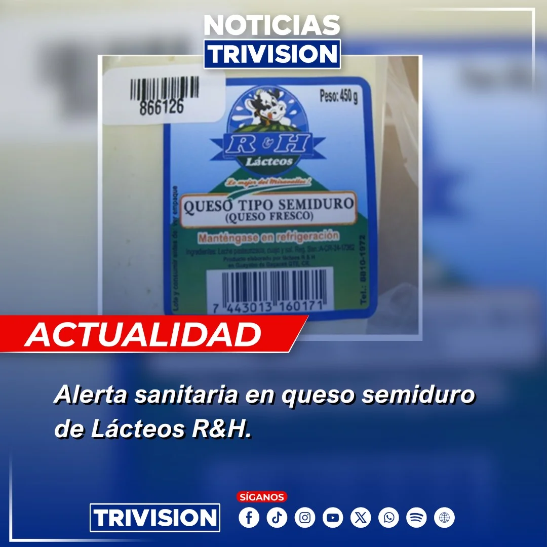 Ministerio Salud alerta por queso contaminado con bacterias