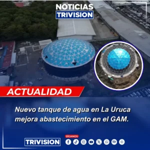 AyA inaugura tanque de agua en La Uruca