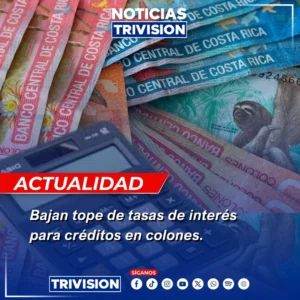 tasas de interés en créditos en colones
