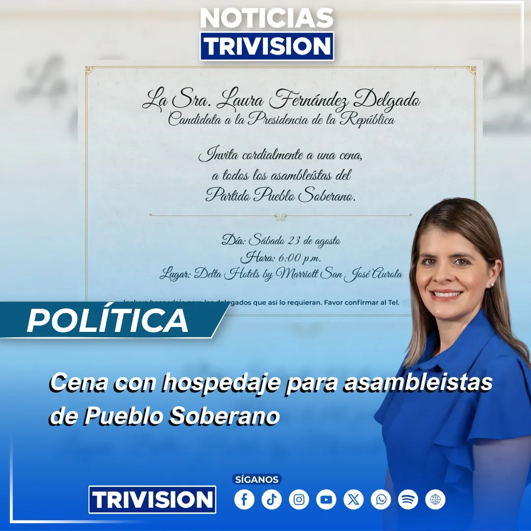 Laura Fernández del PPSO invita a cena previa a la Asamblea Nacional