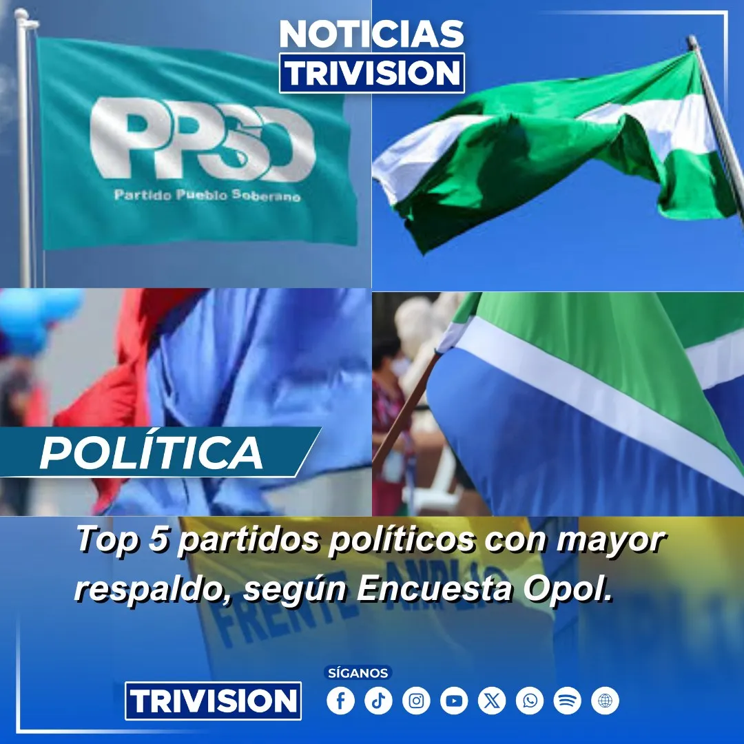 Partido Pueblo Soberano lidera encuesta