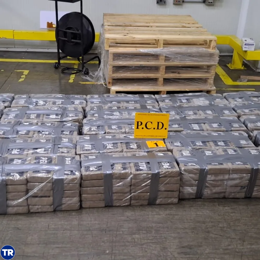 cocaína en puerto de Moín
