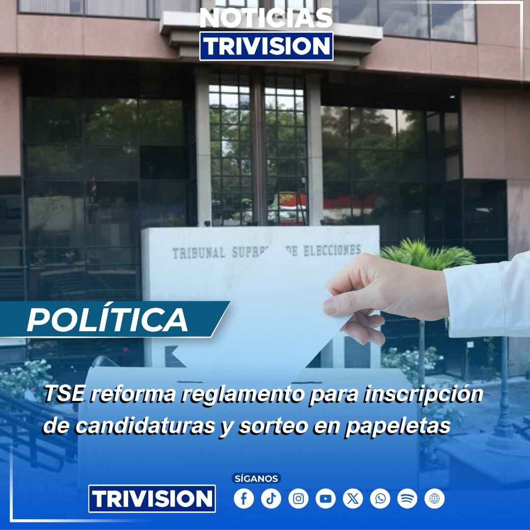 TSE aplica reforma para inscripción de candidaturas y paridad