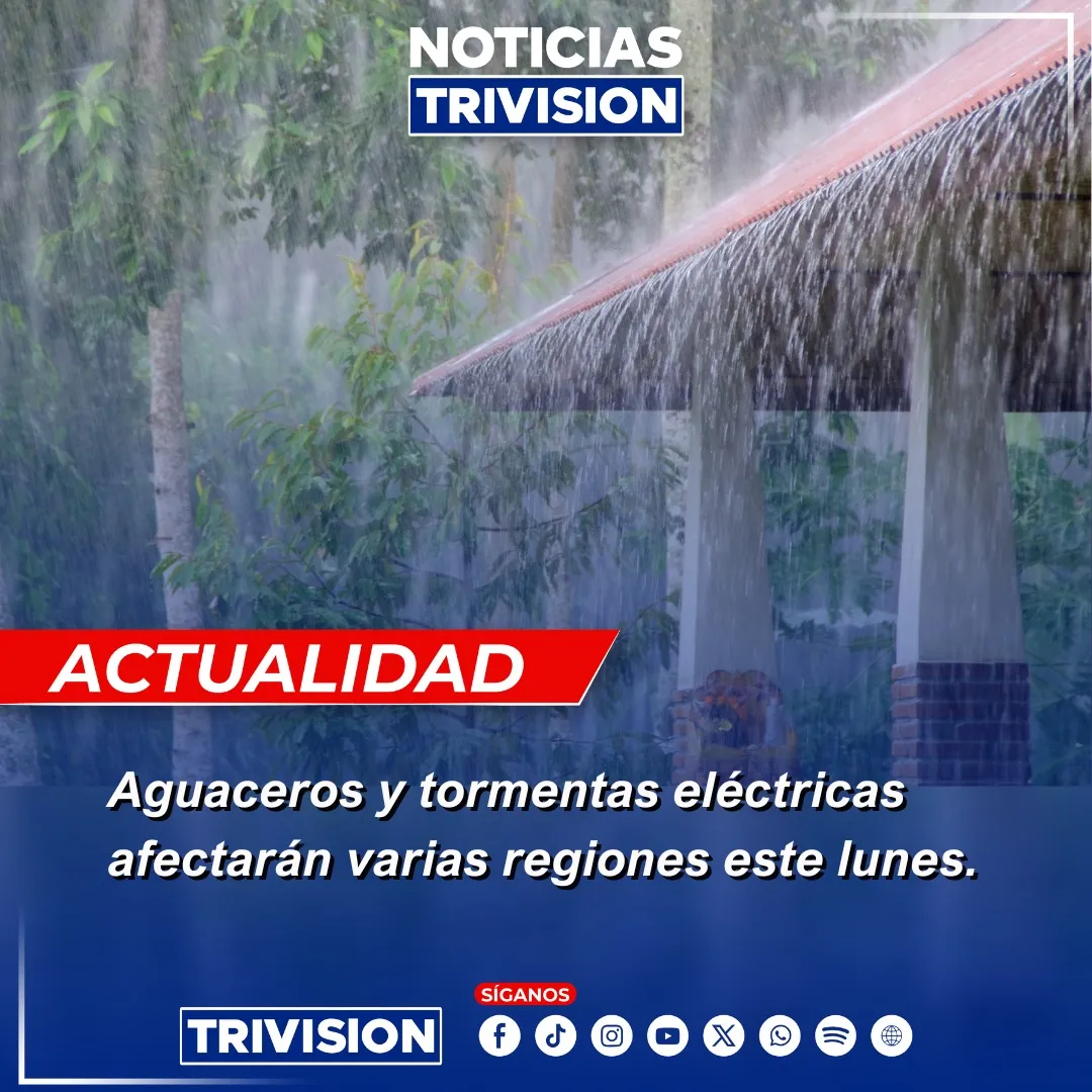 Intensas lluvias con tormentas eléctricas afectan varias regiones de Costa Rica