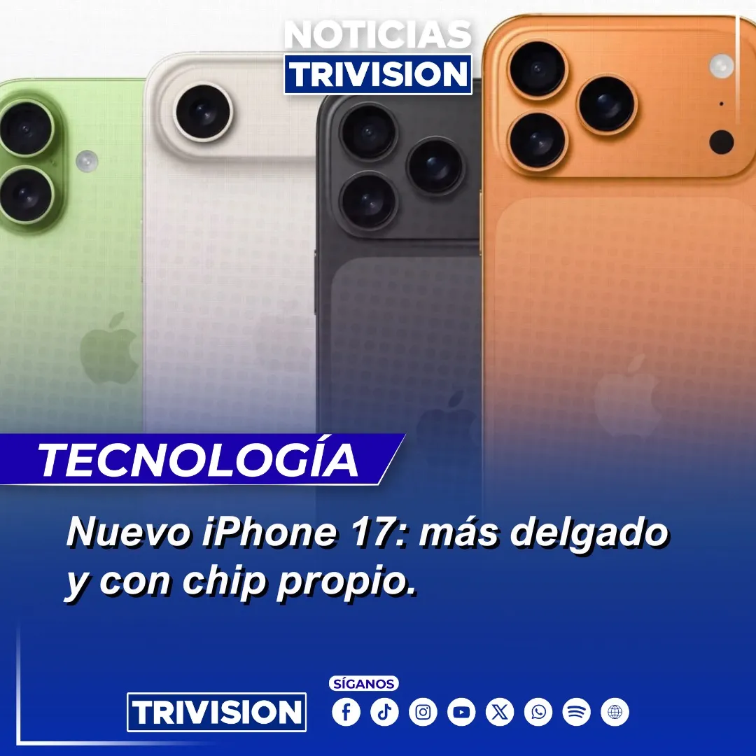 Apple presenta el iPhone 17 y sorprende con el nuevo iPhone Air