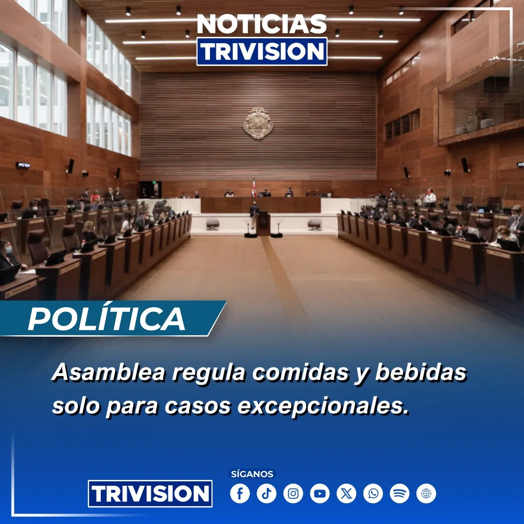 Asamblea regula servicios de alimentación oficial