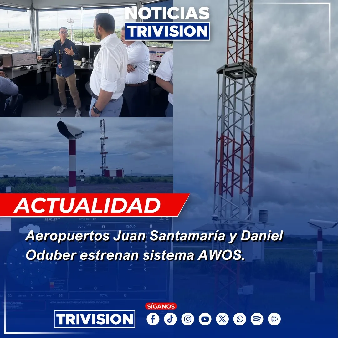 Aeropuertos de Costa Rica instalan sistema AWOS para mayor seguridad