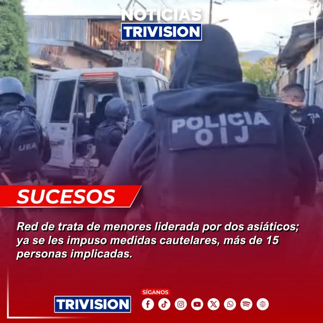 Nueve detenidos por red de explotación sexual