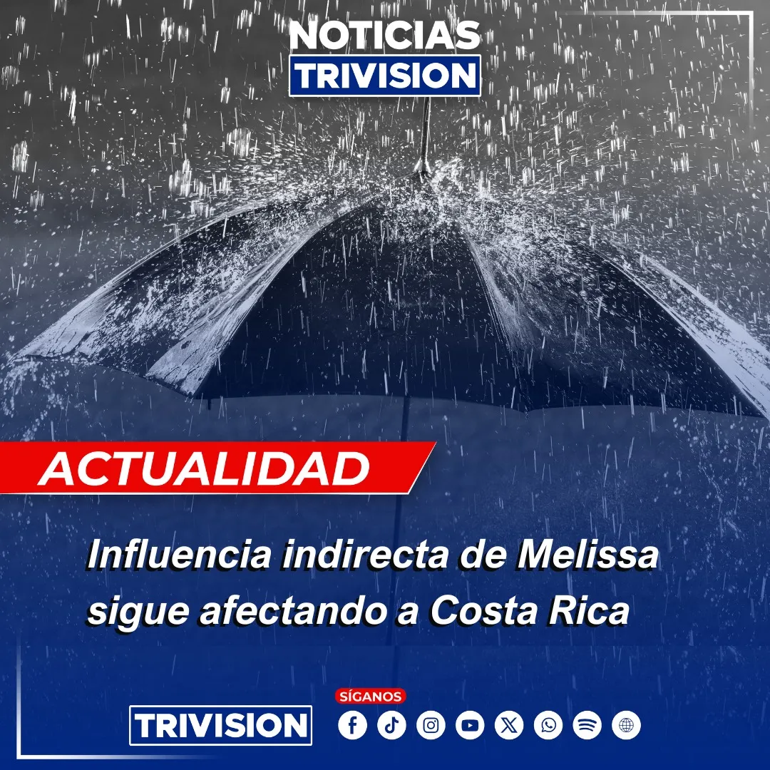 Huracán Melissa provoca fuertes lluvias en el Pacífico