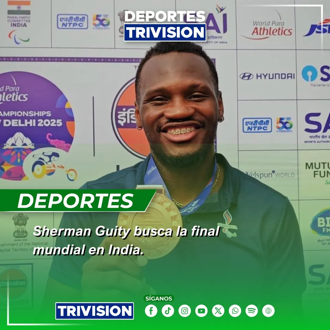 Sherman Guity correrá semifinal de 200 metros en Mundial