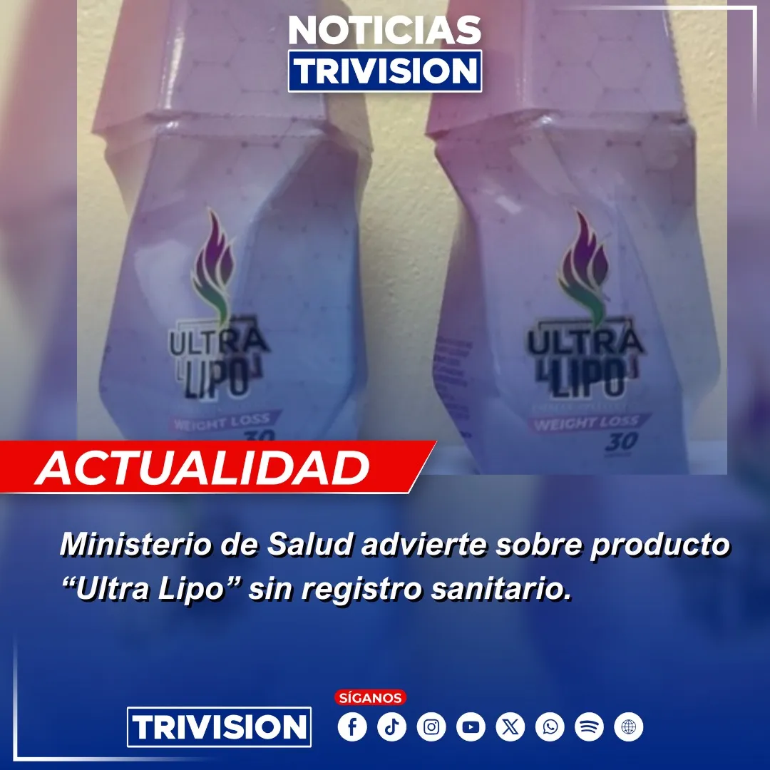 Autoridades de Costa Rica alertan por riesgos del producto Ultra Lipo ilegal