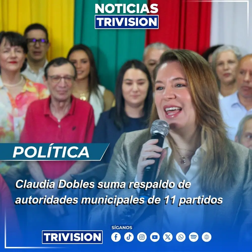 Candidata Claudia Dobles obtiene apoyo de 11 partidos en su camino presidencial