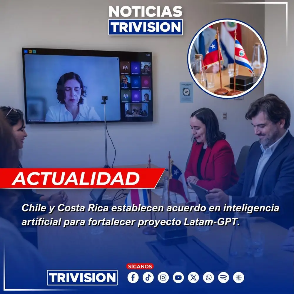 Chile y Costa Rica firman acuerdo para el desarrollo de Latam-GPT