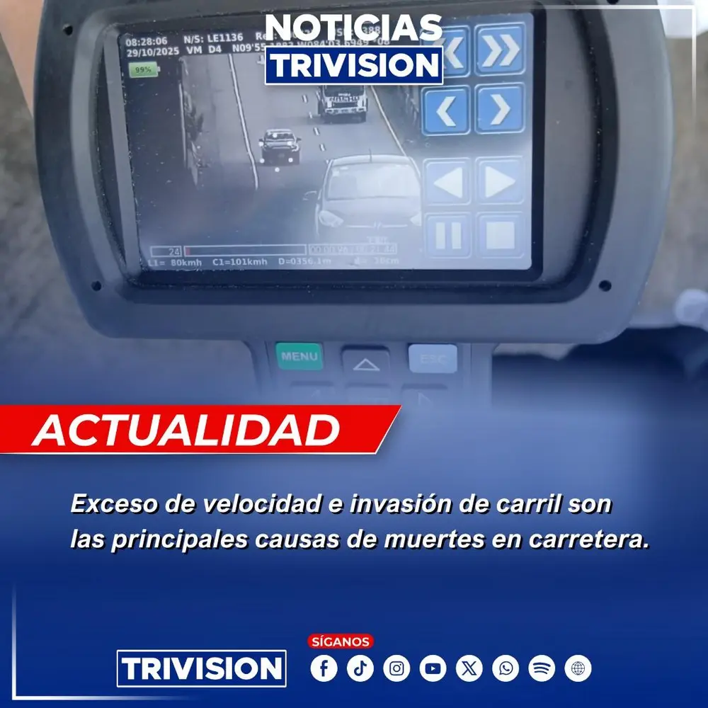 Exceso de velocidad y por invasión de carril causan 61% de muertes en carretera en 2023