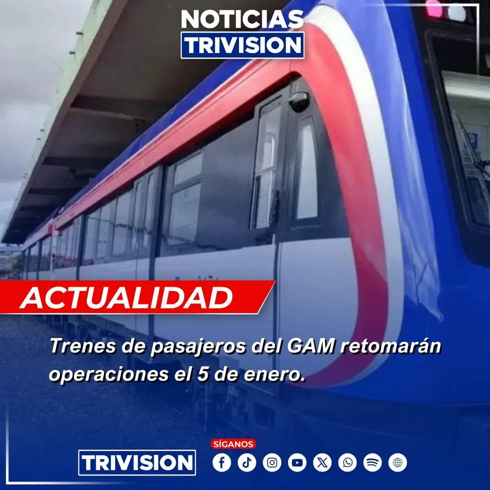 INCOFER suspende el servicio de trenes en diciembre de 2025 para mantenimiento y mejoras del GAM